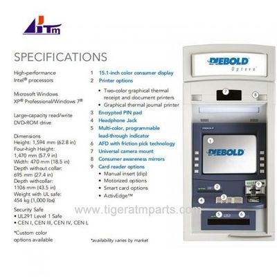 Diebold Opteva 562 ATM マシンパーツ フルモジュール スペアコンポーネント