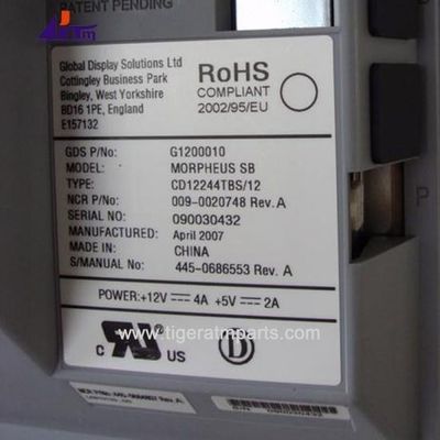ATM機械部品 NCR 58XX 12.1インチ LCDディスプレイ 445-0686553 009-0020748