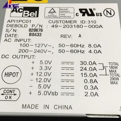 ATM機械部品 ダイボルト 電源 300W 49203180000A