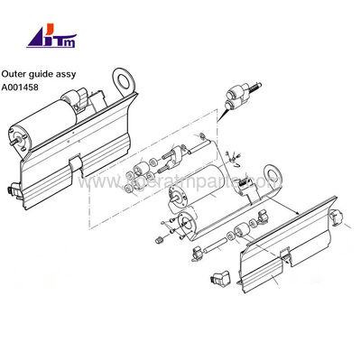 A001458 NMD50 外部ガイド アッシー・グロリー・デラルー NMD 050 ATM 部品